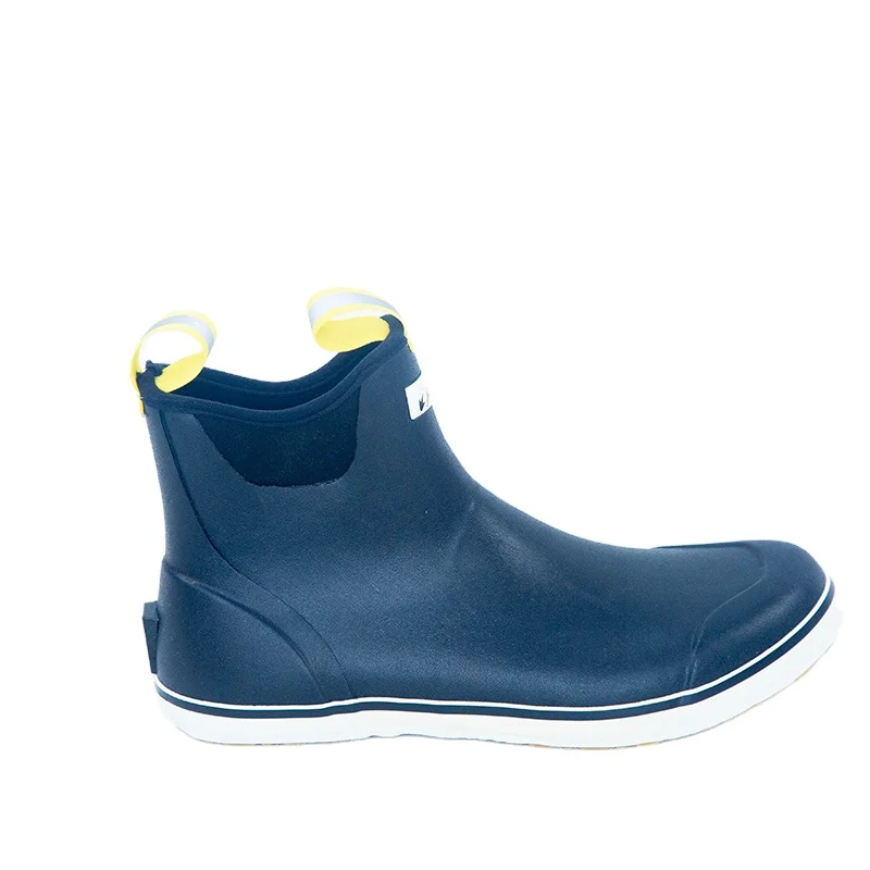 Waterproof Deck Boots Camo Ankle Mud Muck Rain Boots Neoprene Rubber Deck Boots Mens Womens for Fishing