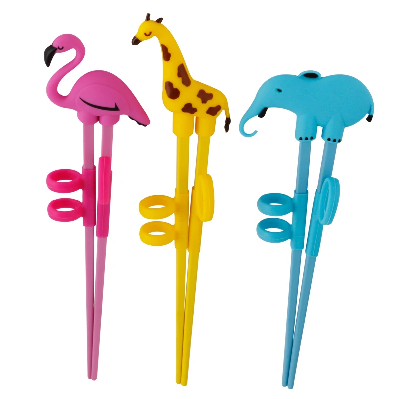 Reusable Portable Food Grade Standard China Panda Model Baby Training Chopsticks