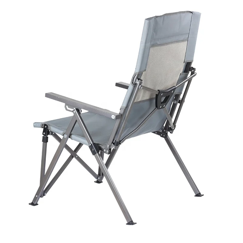Wholesale Outdoor Garden Picnic High Back Aluminum Frame Folding Adjustable Reclining 2023New Camping Chairs