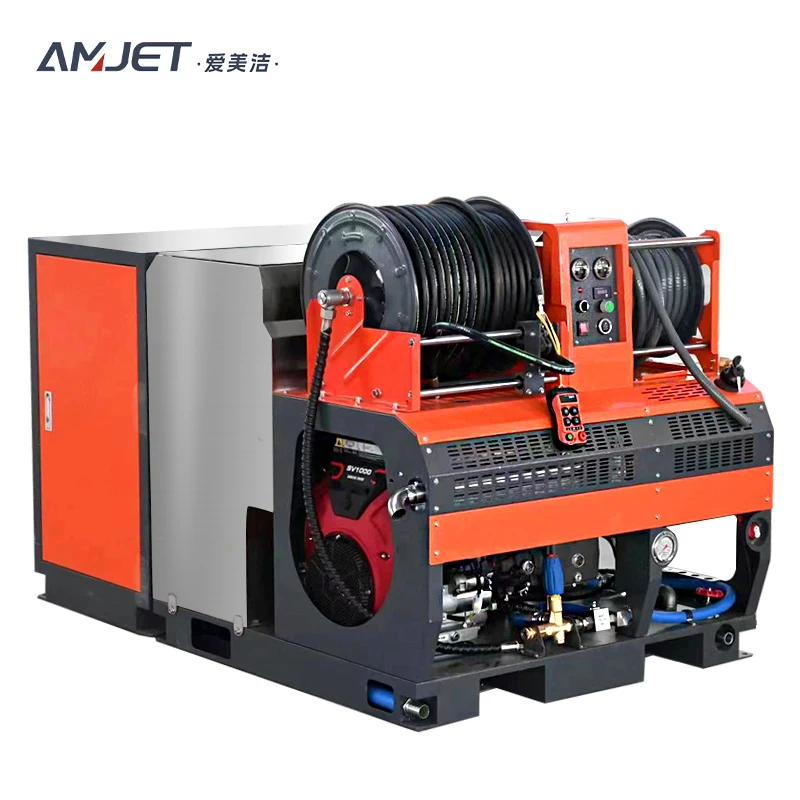 AMJET manufactures high-quality 37HP high-pressure pipeline dredging machines