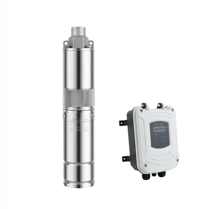 Bomba Solar 4 Inch 100M Head 48 Volt 750W Well Solar Submersible Water Pump