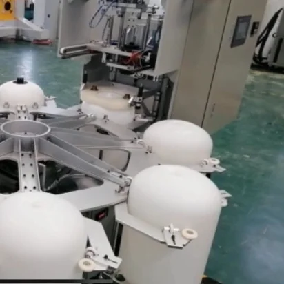 China Type IV plastic liner glass fiber composite cylinders  plant production line manufacture