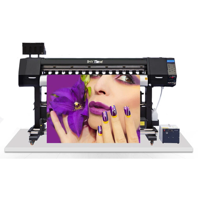 Industrial Digital Printing Wide Format Solvent Flex Banner Canvas Printer Inkjet Plotter