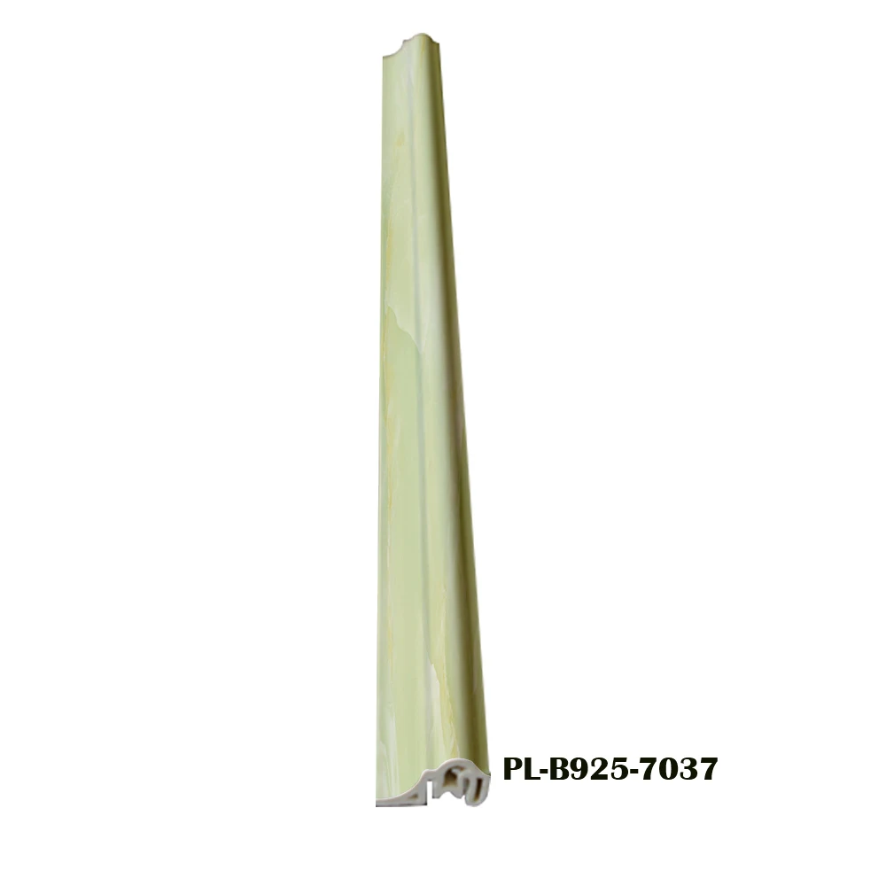 Environment material easy installation pvc moulding glossy marble color  for ceiling decoration