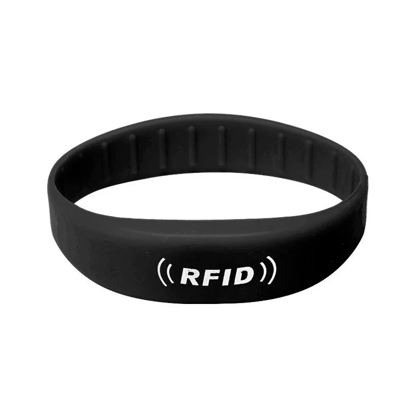 Waterproof Eco-friendly Passive RFID Bracelet 13.56Mhz NTAG 213 Silicone NFC Wristband