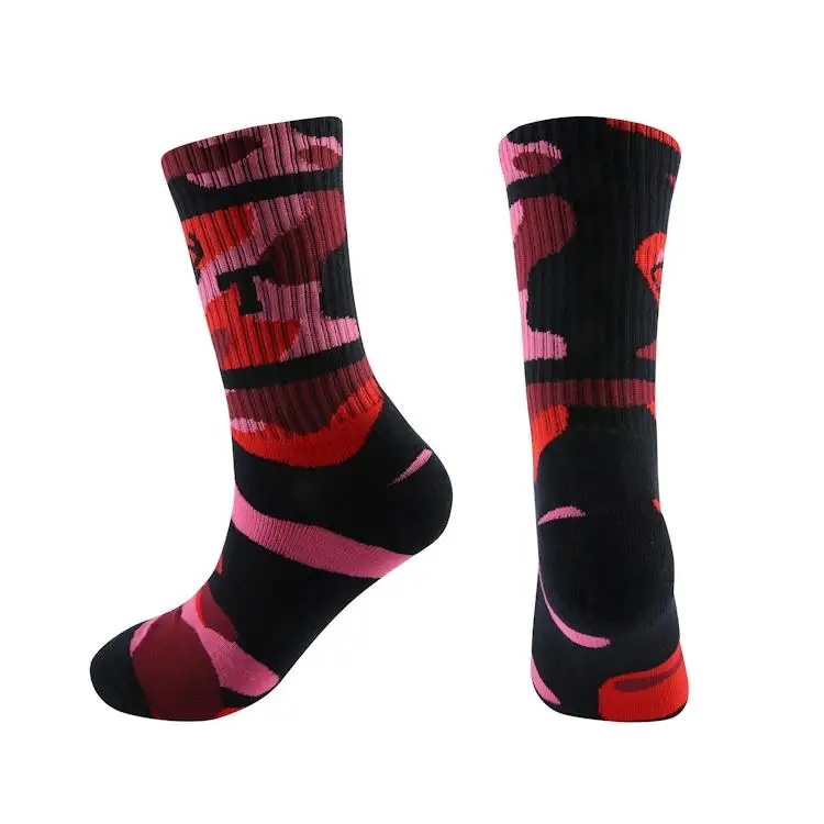 Custom wholesale basketball team lucky number sports star youth basketball socks elite cushioned basketball athletes socks