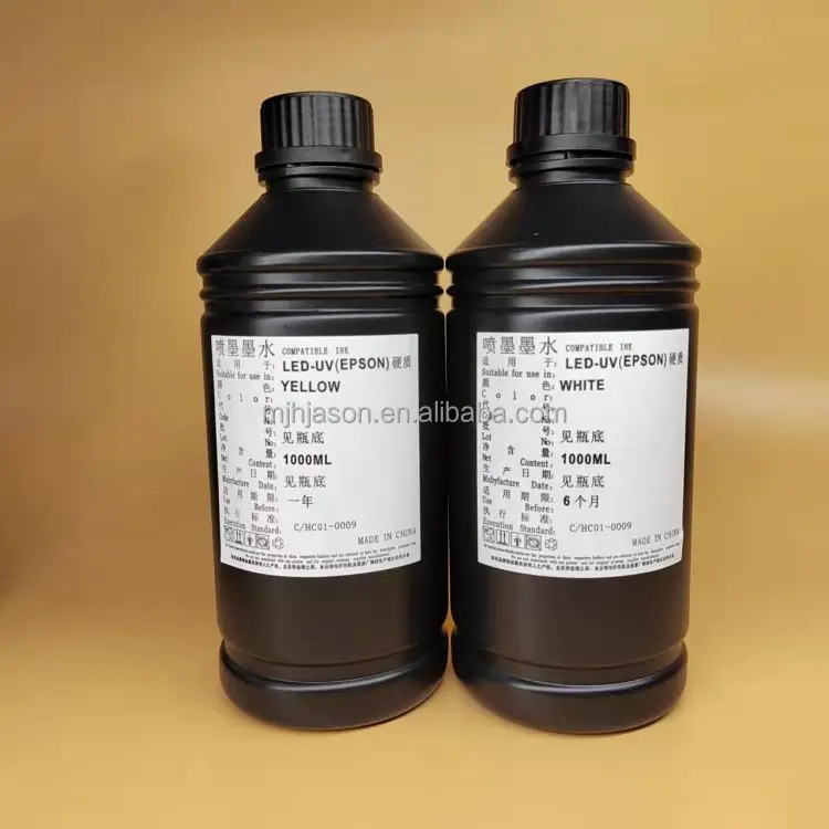 Mojiahui Led Uv Premium Curable Ink For Epson Dx6 R1900 Dx5 Dx6 Dx7 Dx8 Xp600