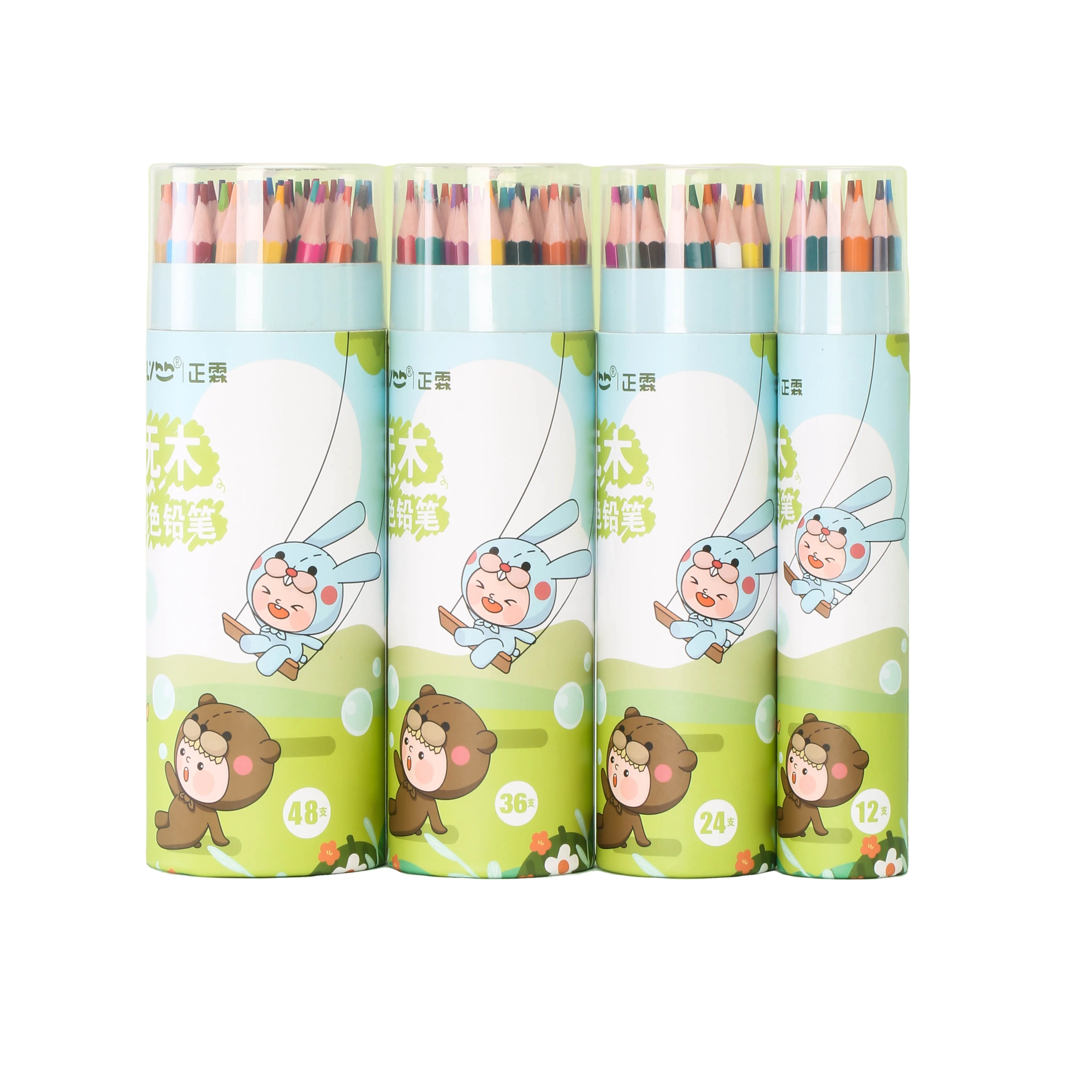 Hot sale 48 color professional artist tin box art set soft core colored pencils for coloring and sketching for adult children