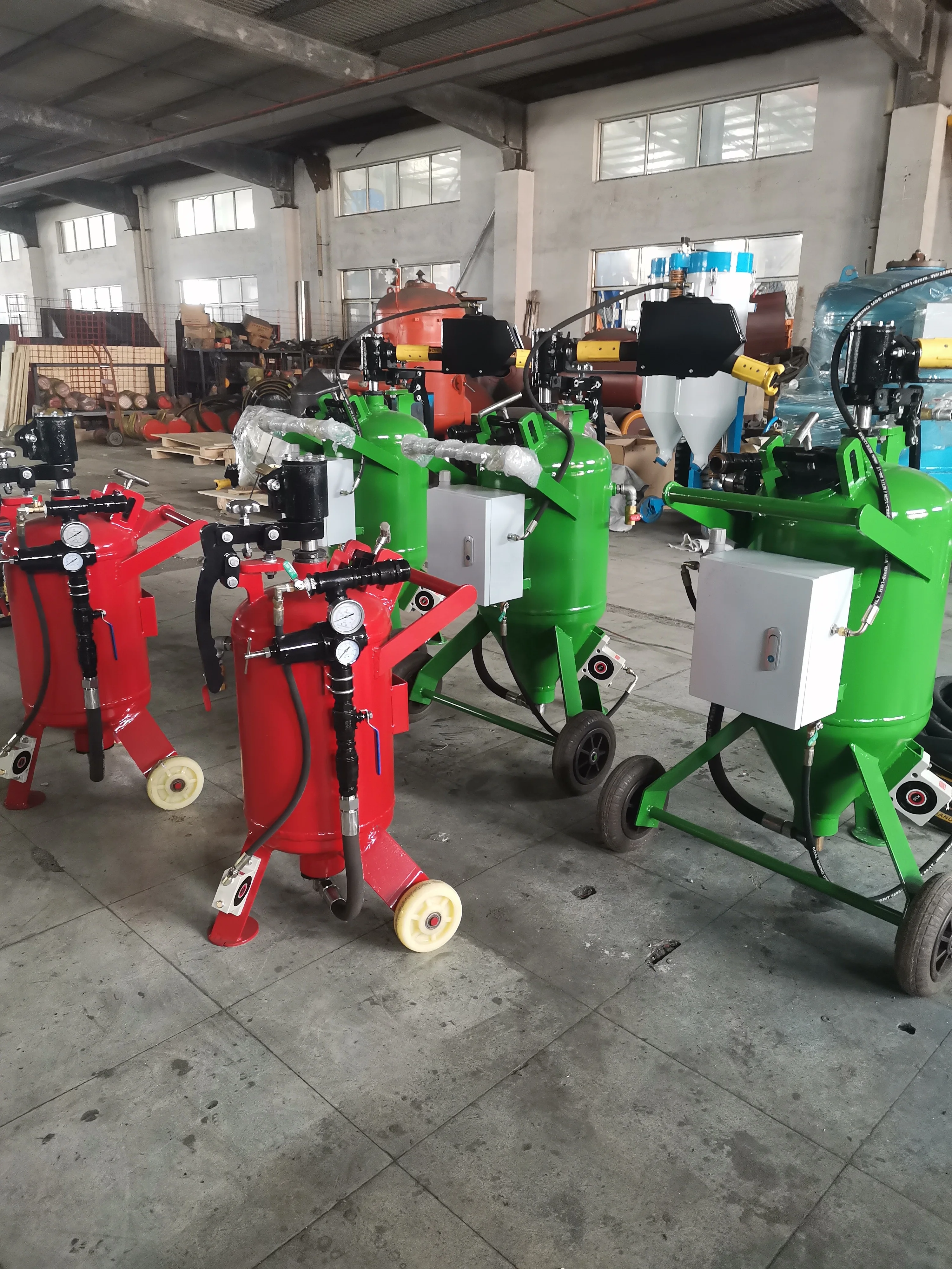 Vapor dustless blaster machine for car restoration