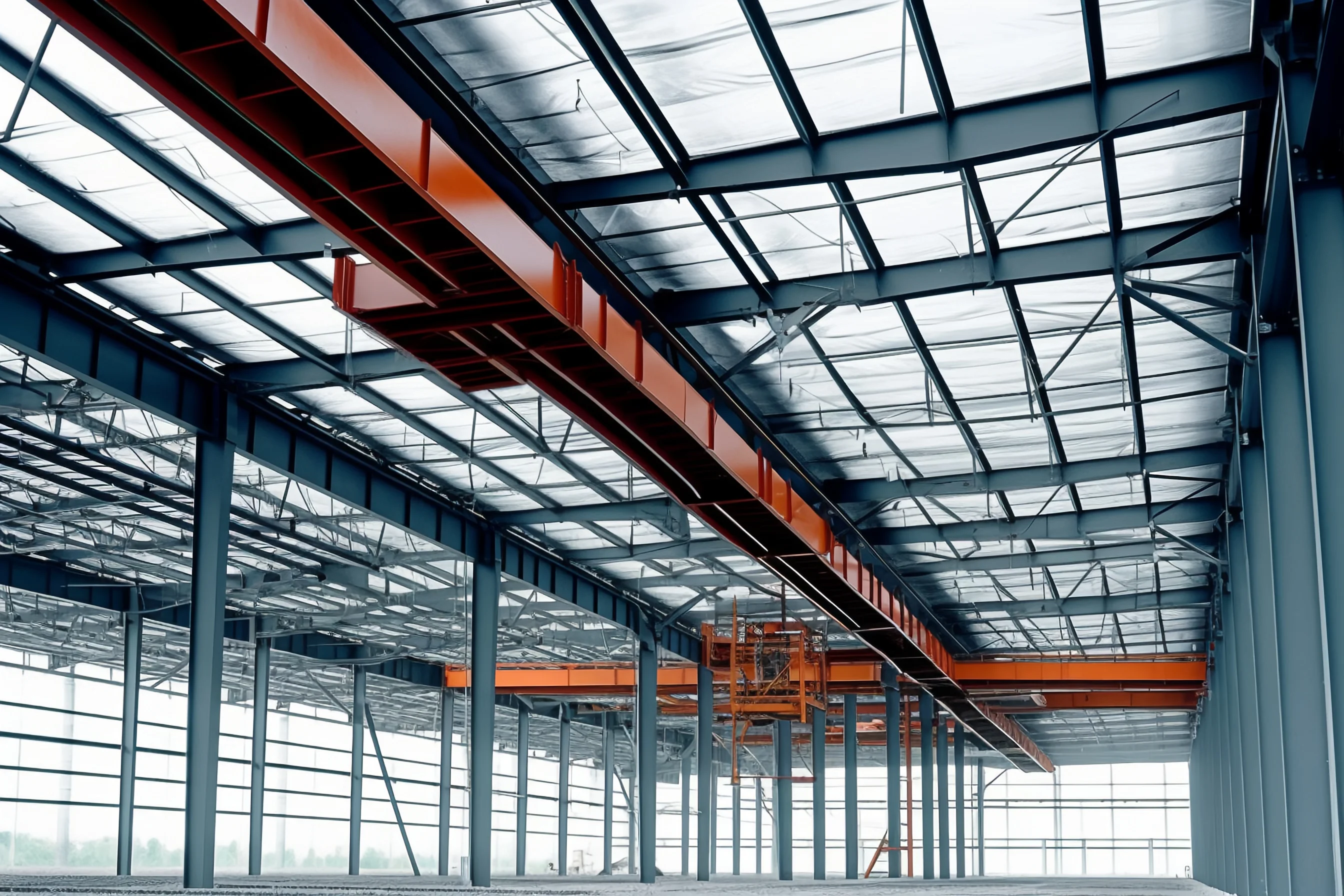 Light Steel Structure Workshop Prefabricated Construction Design for Industrial Prefab Warehouse