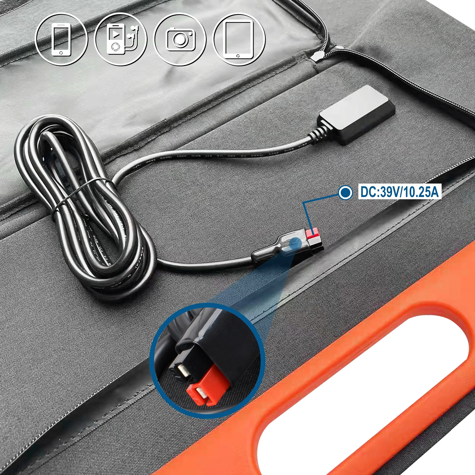 Factory Wholesale Solar Panel 400 Watt Foldable Cost Effective Bag Size Foldable Charger Waterproof Flexible Solar Panels