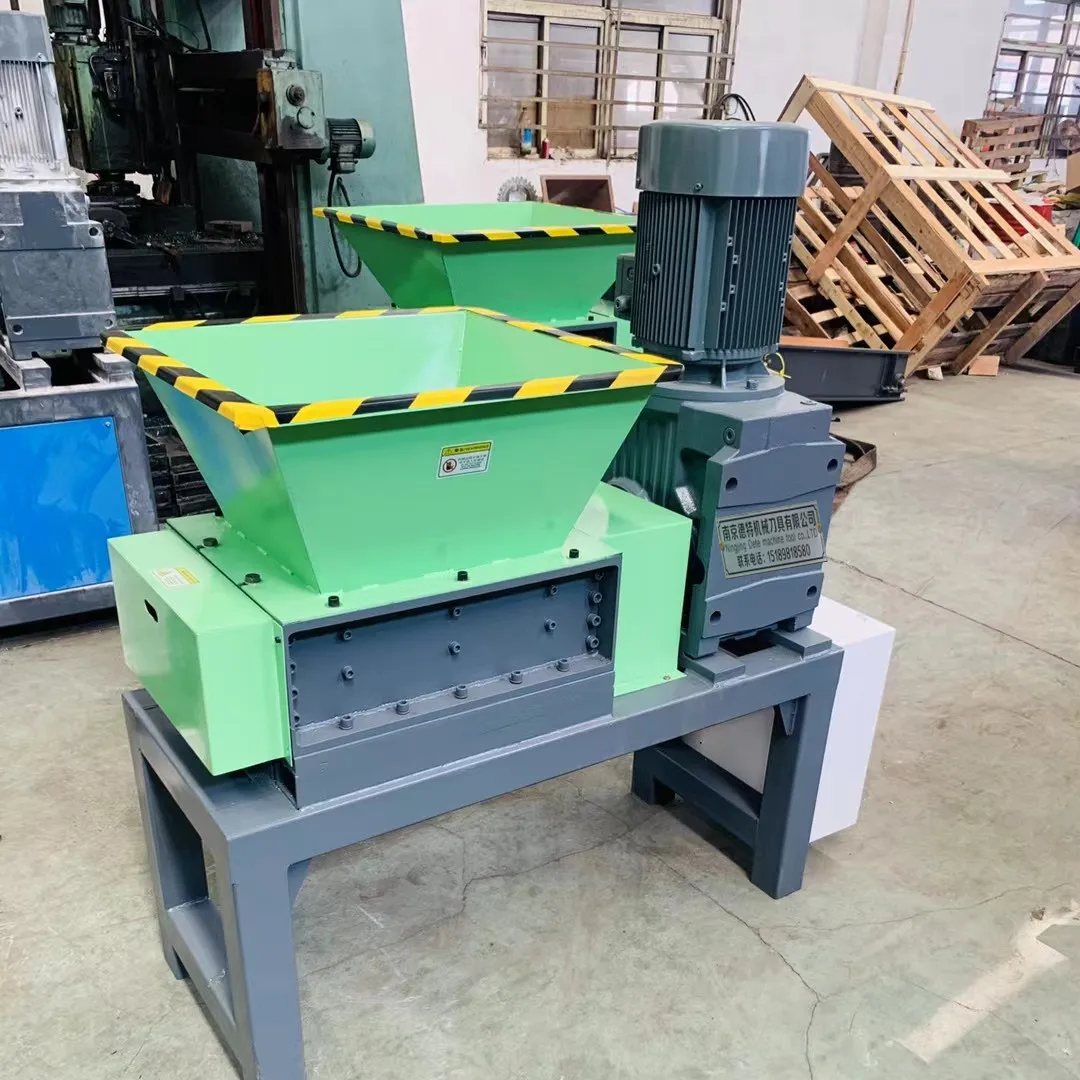Dete Factory direct sale water bottle shredder small textile shredder waste treatment machinery