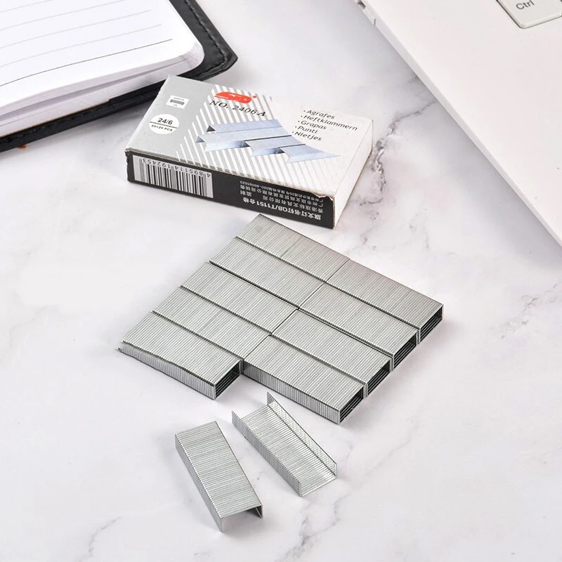 STD Staple 2406A Total 25 Sheets 24/6 Strong Staples for Professional Office Paper Binding