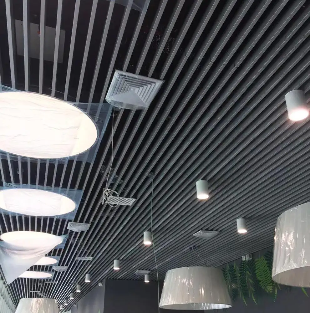 Suspended Aluminum Ceiling Aluminum U Box Ceiling With CE