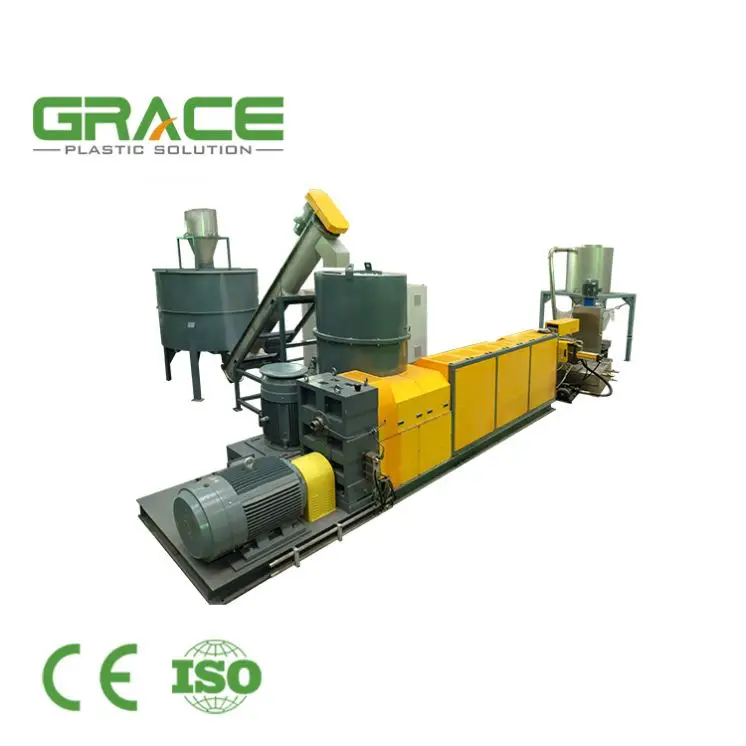 Grace Machinery PE rigid flakes recycling washing line