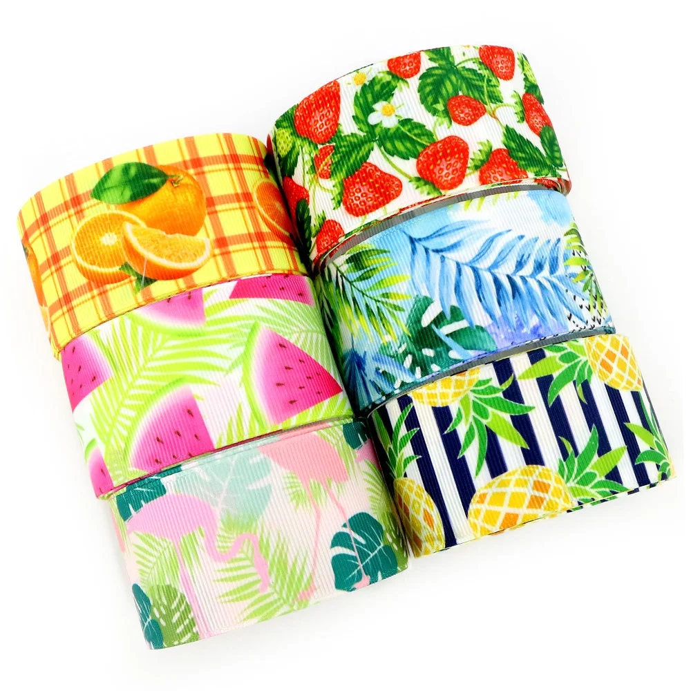 New Design 3 Inch 75mm Custom Printing Designer Grosgrain Ribbon