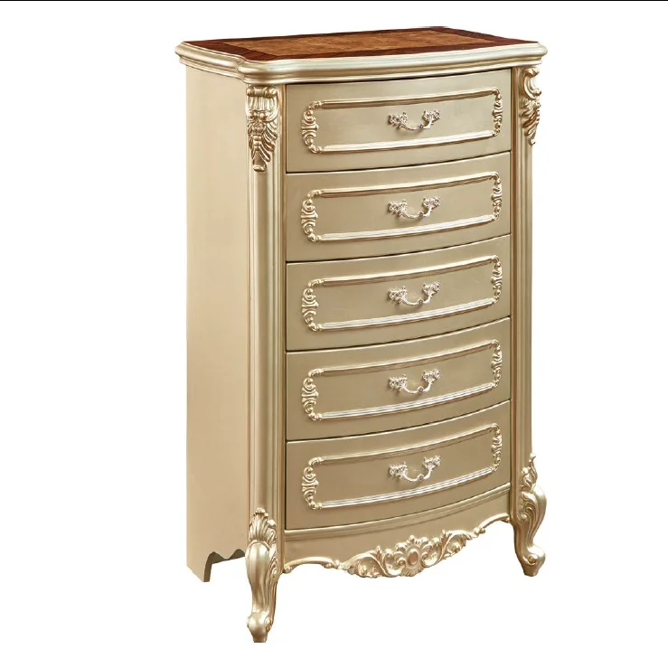 carved wood storage chest painted chest of drawers classical bedroom drawer cabinet multi drawers chest