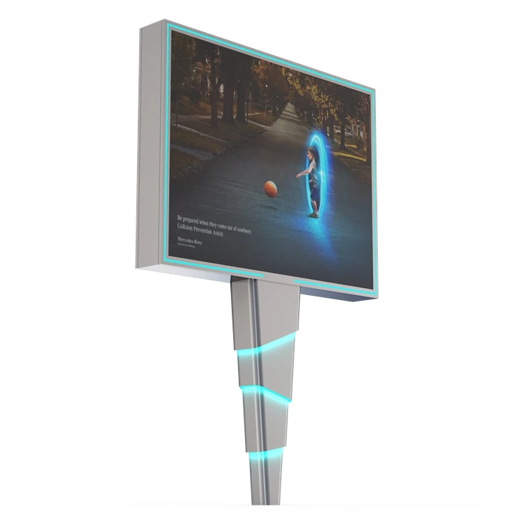 Dubai Outdoor P5 P6 P8 LED Screen Display Digital Billboard Steel Advertising Structure