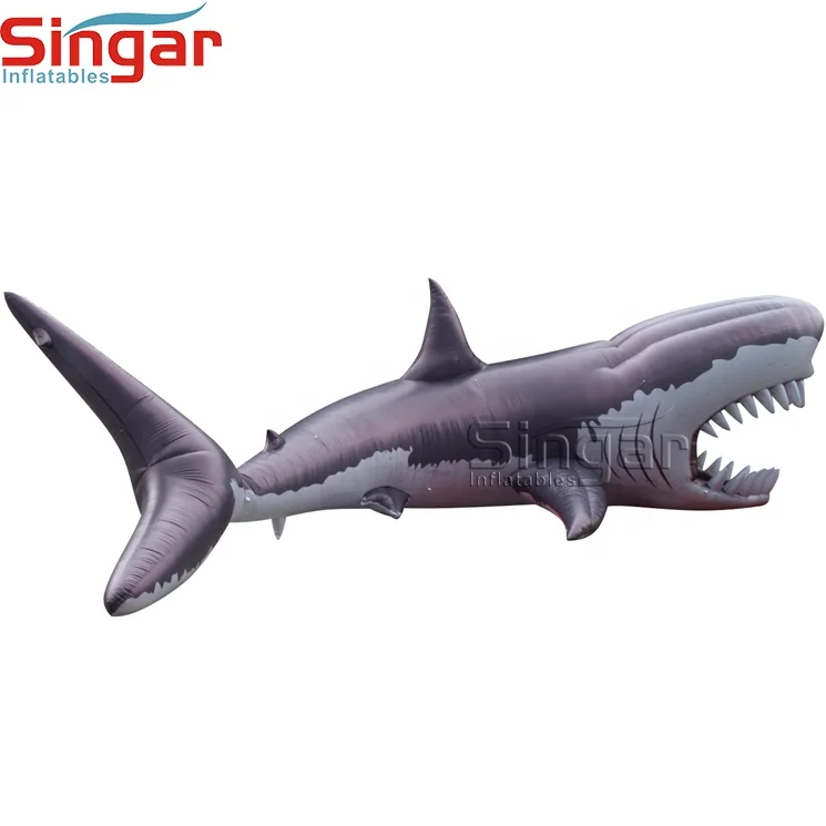 Giant inflatable shark model decoration for advertising