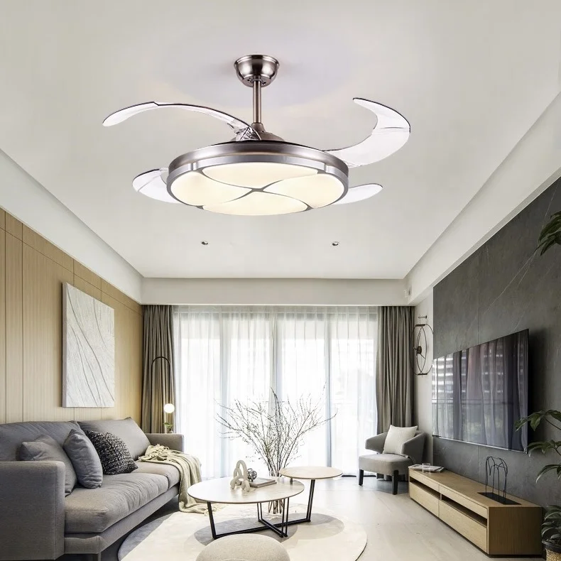 HITECDAD Hot Sell Luxury European Fan Lamp Cheap Chandeliers Modern Concise Style LED ceiling fan Light With 2-Year Warranty