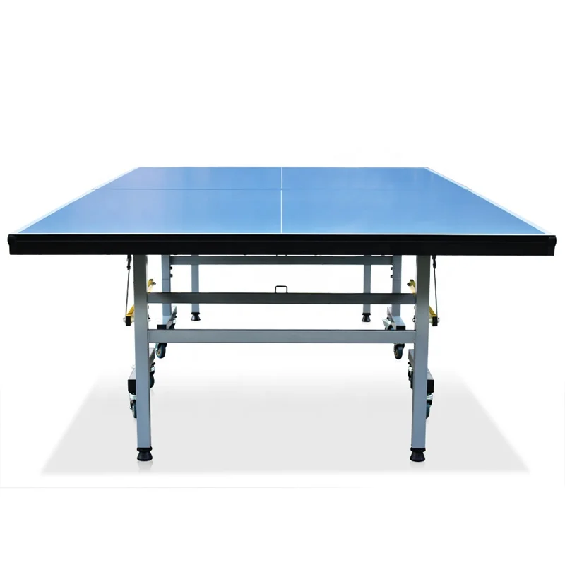 15mm MDF Indoor Table Tennis Table with Quick Clamp PingPong Net and Post Set Accessories