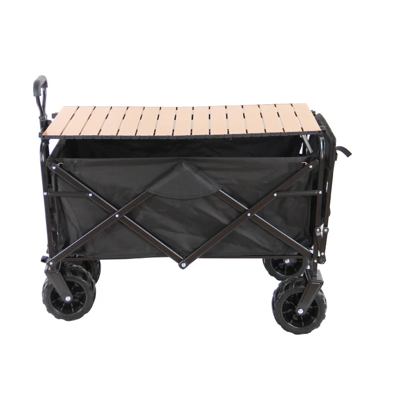 Garden Portable Beach Trolley Collapsible Wagon Folding Wagon Outdoor Camping Cart