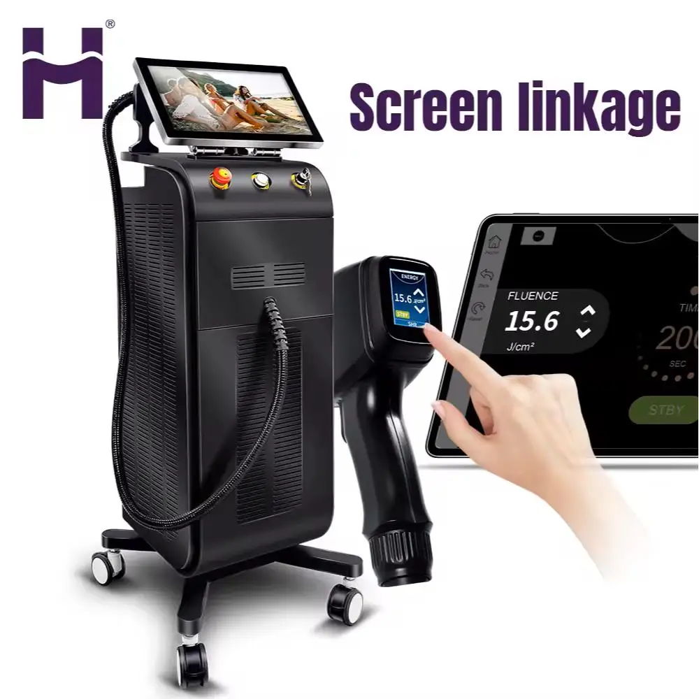 Oem Diode Laser 755 808 1064 Laser Hair Removal Machine Alexandrite Epilator Permanent Hair Remover Hair Permanent Removal