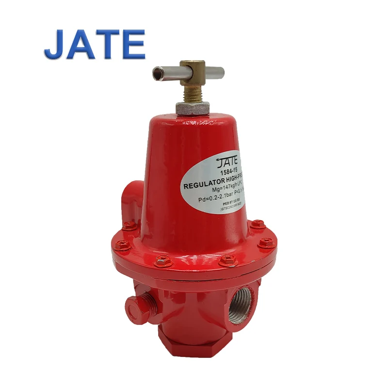 JATE 1584-15 Pressure Reducing Control Lpg Regulator Gas PRV General High Quality High-pressure Low Temperature 1.5 Years 1kg