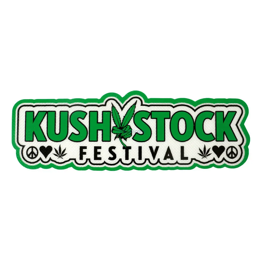  Оптовая продажа квадратный антипригарный силиконовый коврик Dabs с логотипом под заказ для выпечки из концентрированного