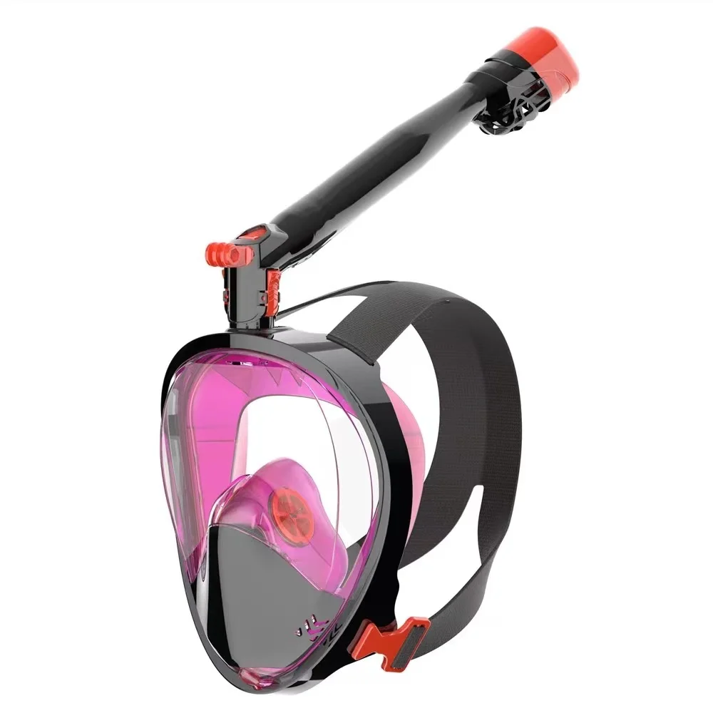 Anti-fog Scuba Diving Mask Full Face Snorkel Mask Diving Snorkeling Mask Swimming Training For Diving Scuba With Camera Mount
