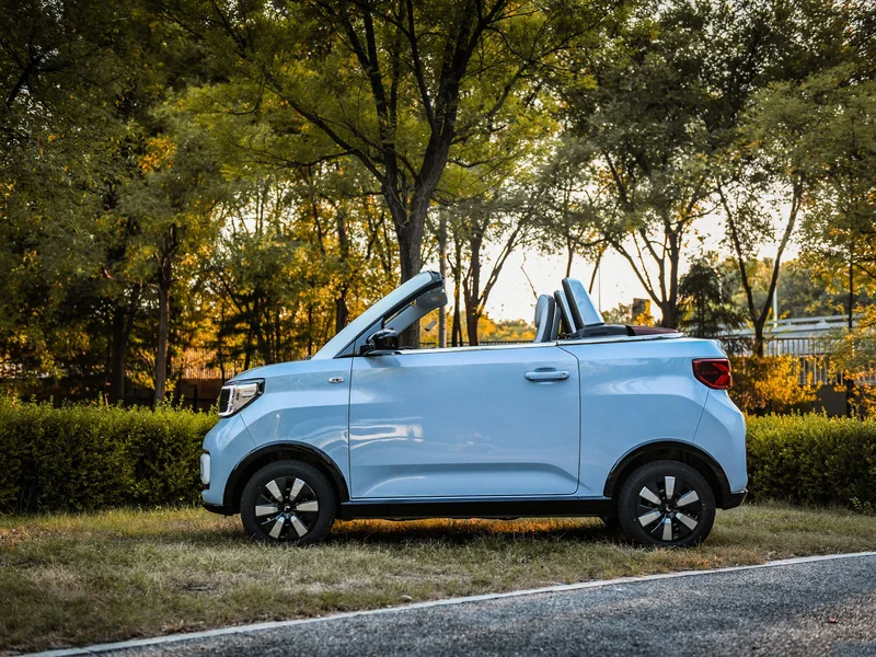 Wuling Hongguang MINI Electric Car Pure Electric 280KM 2 Doors 2 Seats Convertible Version Wuling Hongguang MINI EV small Car