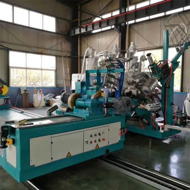 Полые стены PE HDPE спиральная обмотка трубы шланг установка для