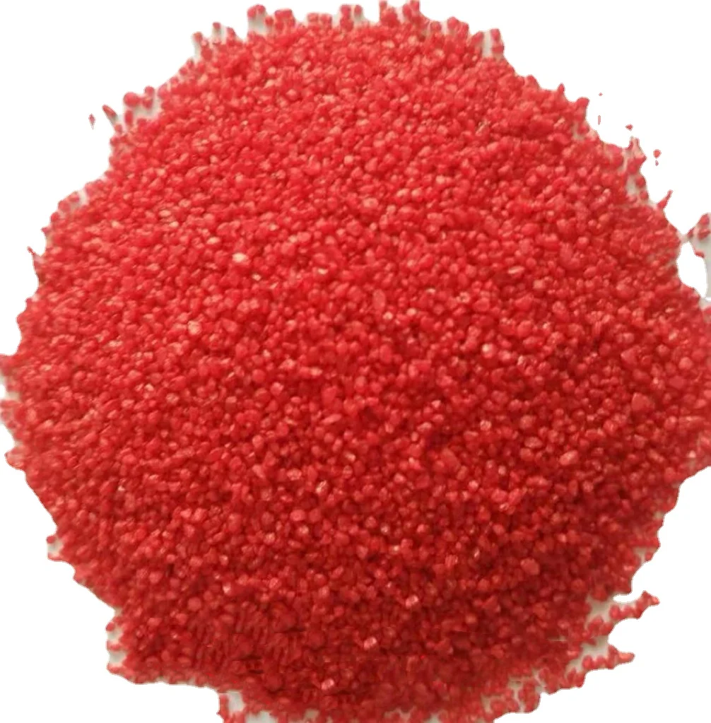 Factory sintering colored sand art dyeing sand for beach landscape sand, long-lasting and non fading