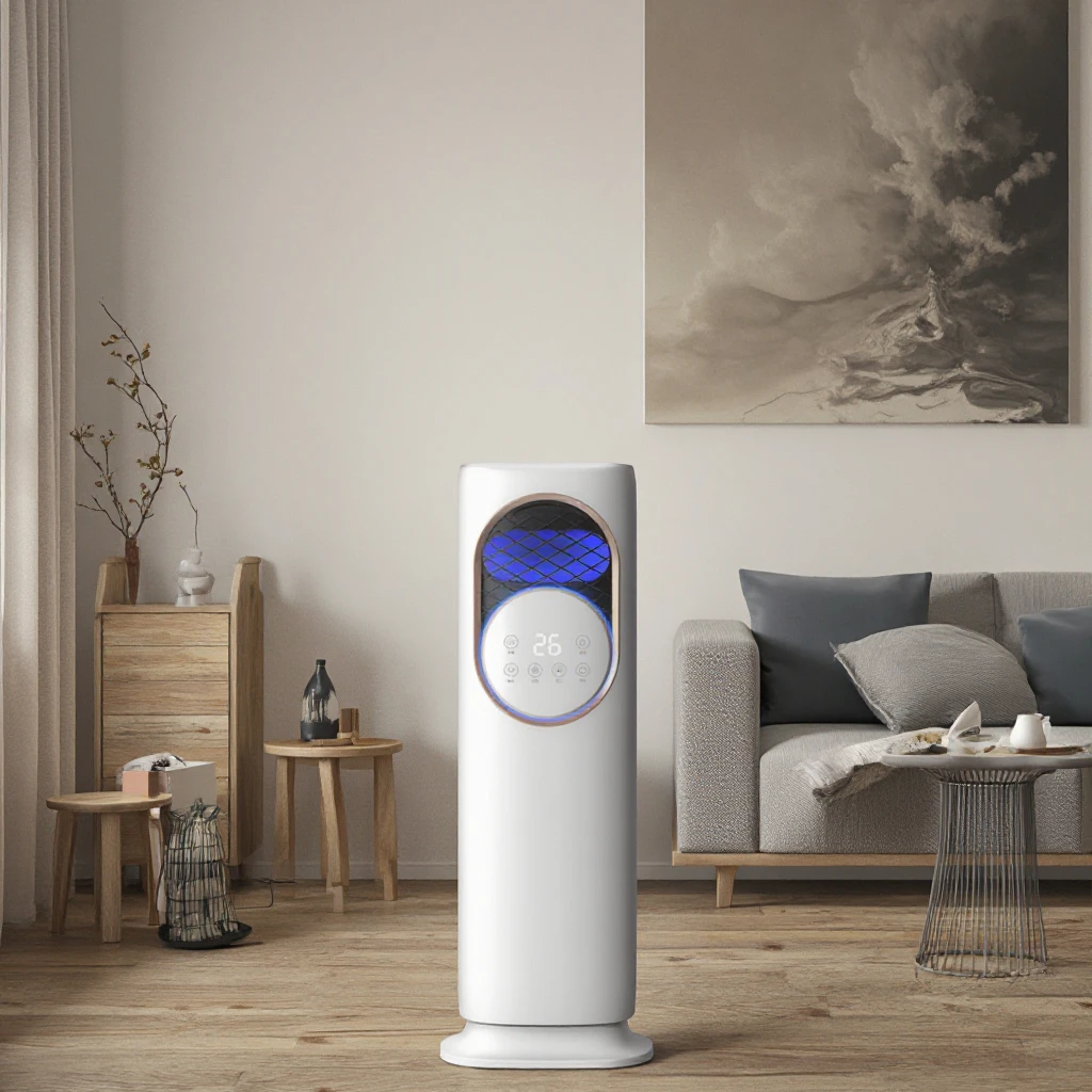 Mini air Conditioner Water-cooled air Conditioner Fan Multi-function Mobile Outdoor Heater