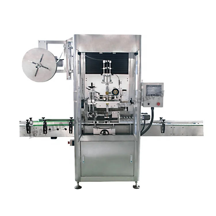 Automatic PVC Sparkling Water Pure Mineral Drinking Water Bottle Label Shrink Sleeve Labeling Machine