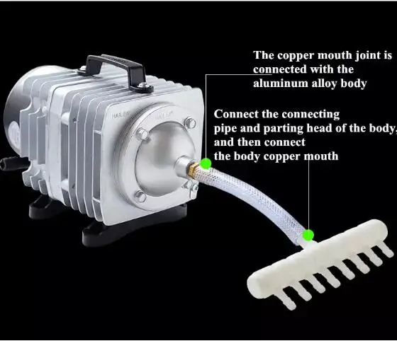 135W Power 220 Voltage Laser Air Pump Electric Air Compressor Pumps For Laser Cutting Engraving Machine