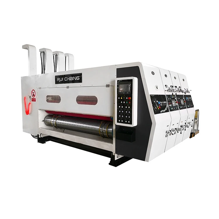 Corrugated Carton Box Making Machines and Carton paper making machinery set with printing slotting and die cutting feature price