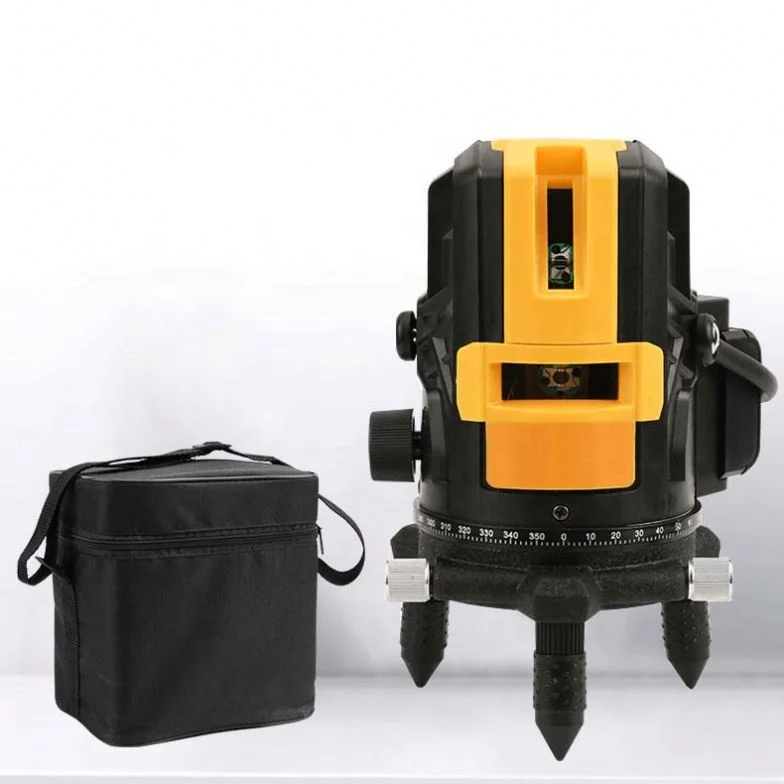 5 line laser level green beam self-leveling 360 degree laser level