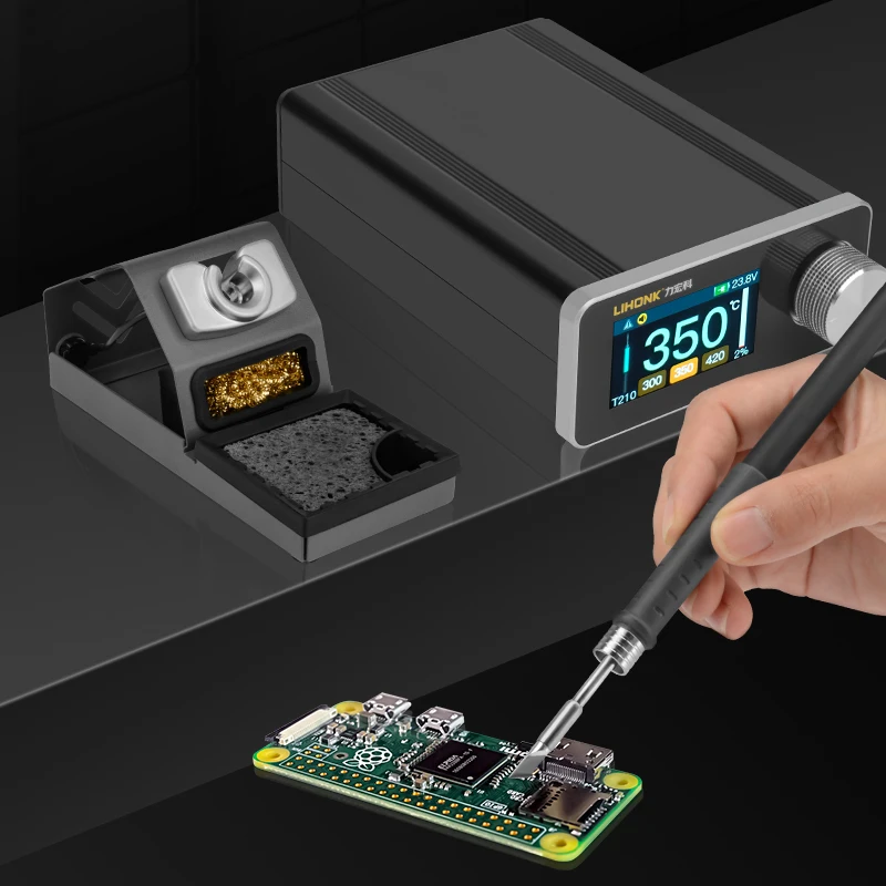 K9 Professional LED Display Auto Sleep Electric Soldering Station With 210 245 Soldering Iron Heating Melting Tin Welding Tools