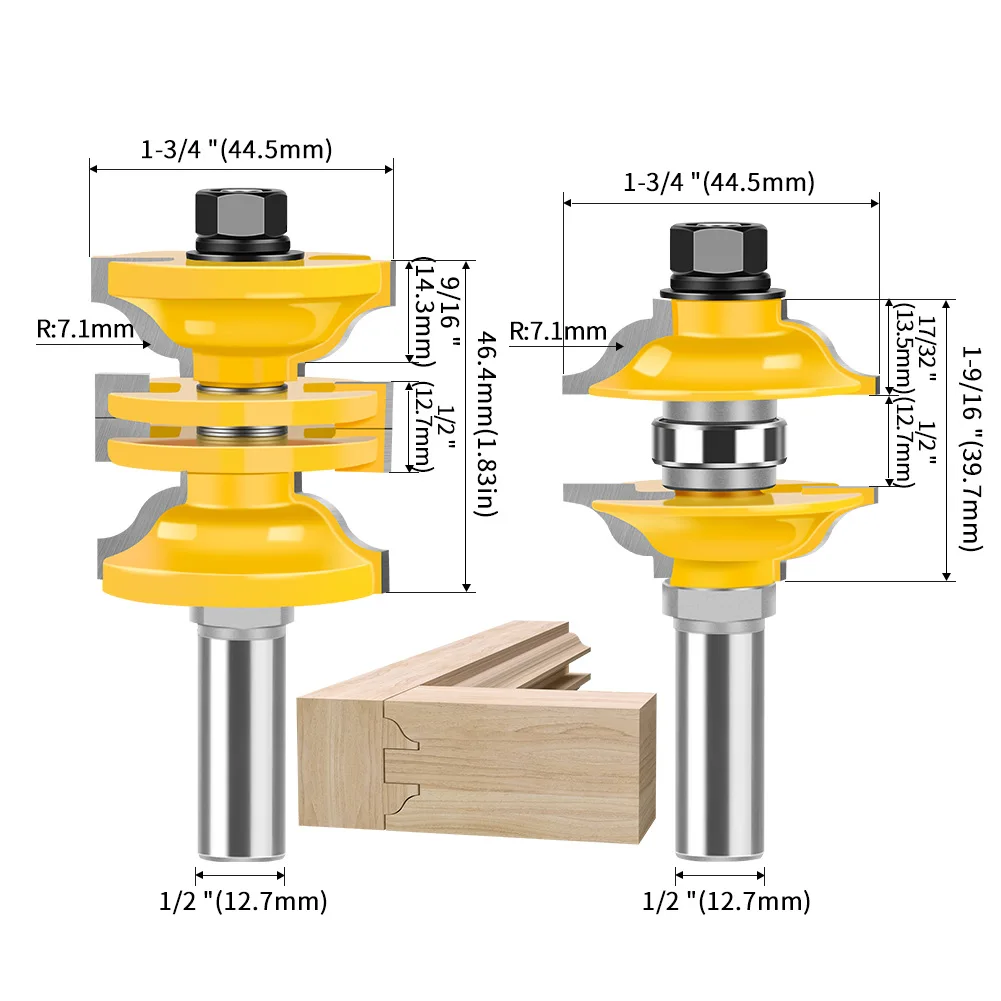 2-piece adjustable solid wood door knife cabinet door panel knife