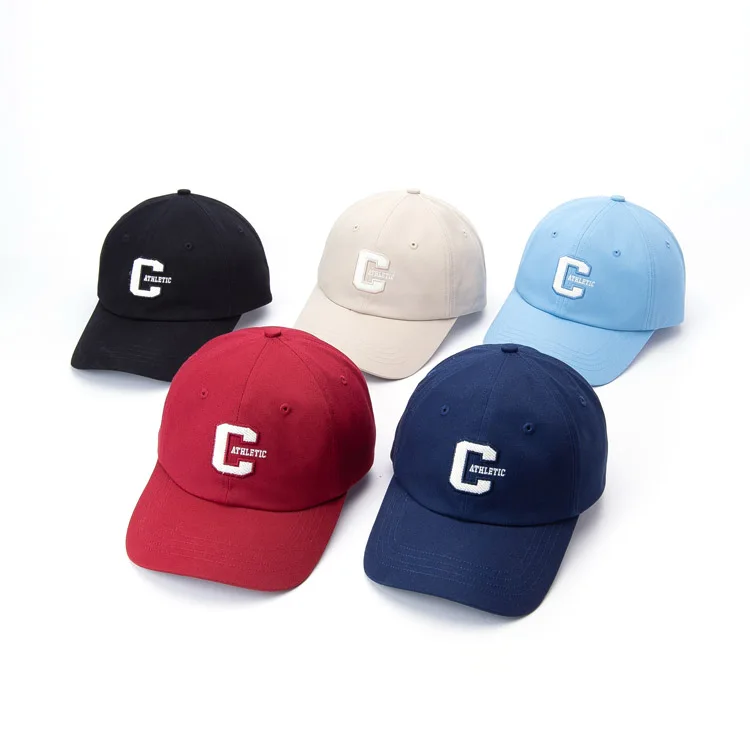 Мужская и женская бейсболка из хлопка с вышитым логотипом