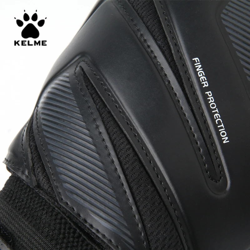 Индивидуальные мужские тренировочные футбольные перчатки KELME для клубной команды профессиональные полиуретановые латексные лагерные вратаря