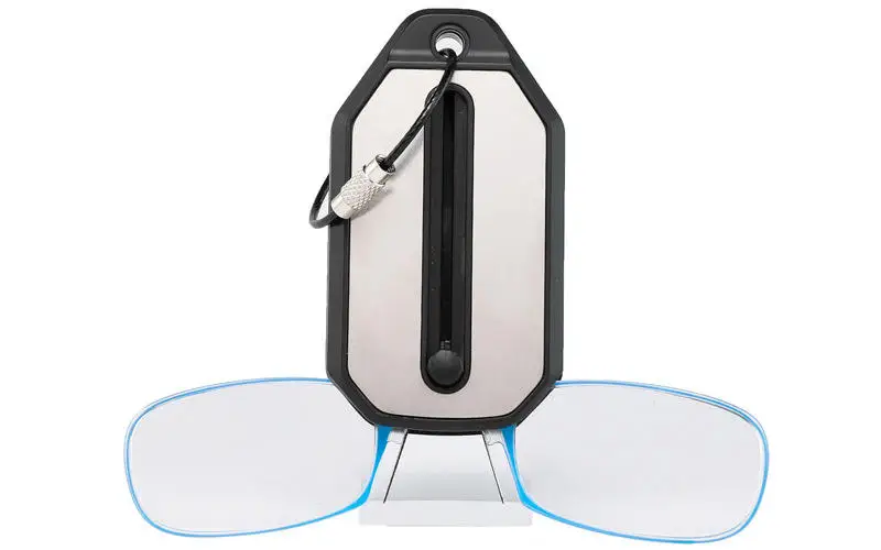 2023 Folding Legless Nose Clip Reading Glasses Men Women Mini Portable Smart Magnifier Glasses Ultra-light Diopter+1.0 To +3.0
