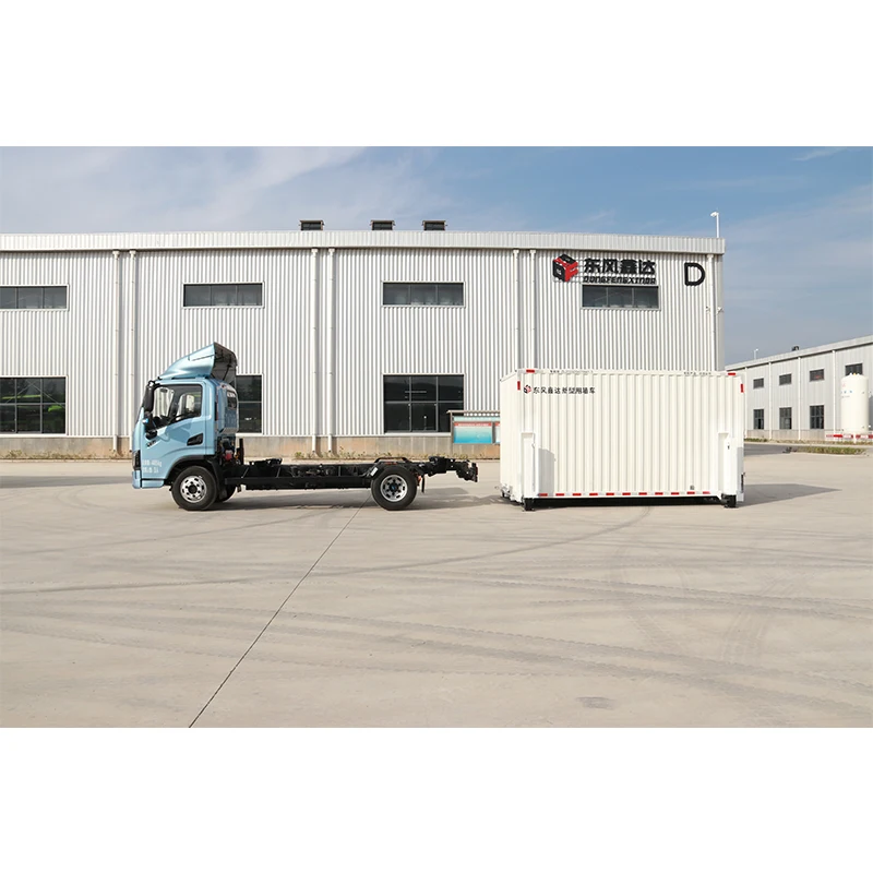 Low Price 4*2 19cbm 45cbm 59cbm Detachable Swap-Bodie Vehicle Electric Cargo Van Trucks For Urban Distribution