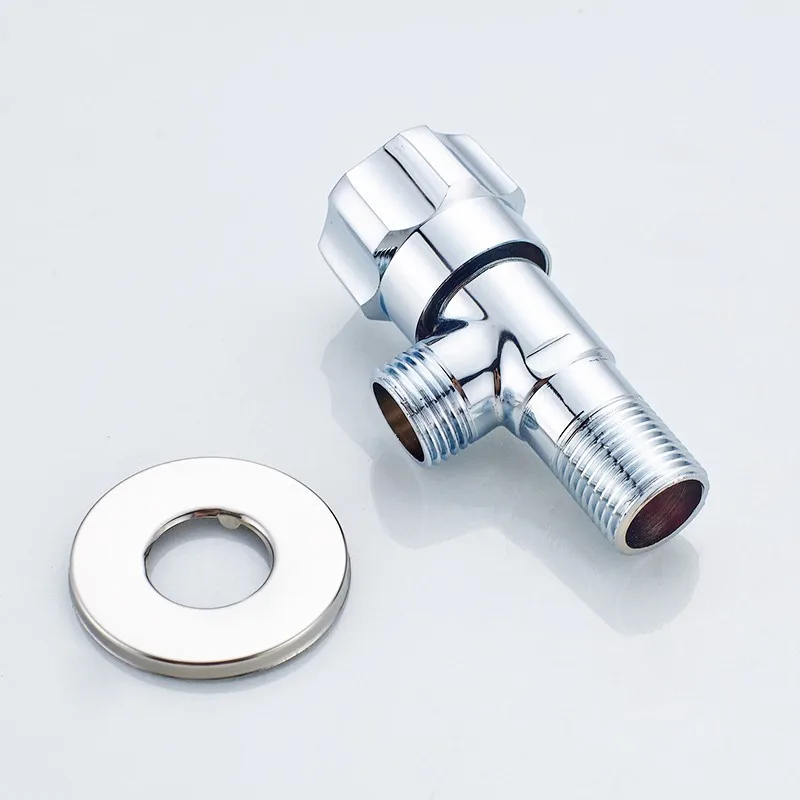 Factory Wholesale Price cheap 90 degree round handle brass angle valve water valve faucet