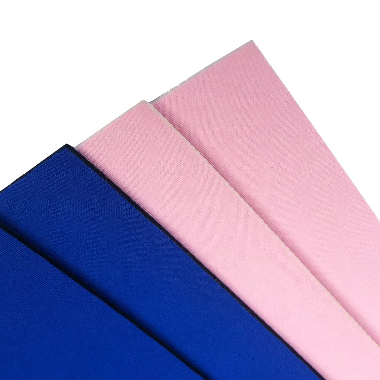 Free A4 Sample Wholesale Custom Waterproof SBR SCR CR Neoprene 1mm-10mm Polyester Nylon Coated Rubber Neoprene Fabric