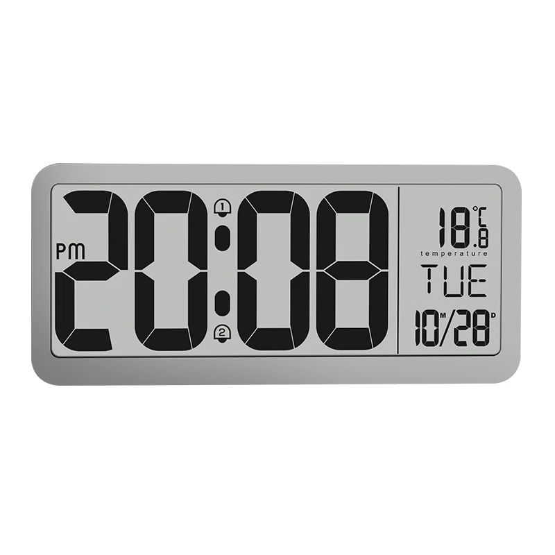 New hot sales digital wall clocks electric modern large LCD display table calendar watches