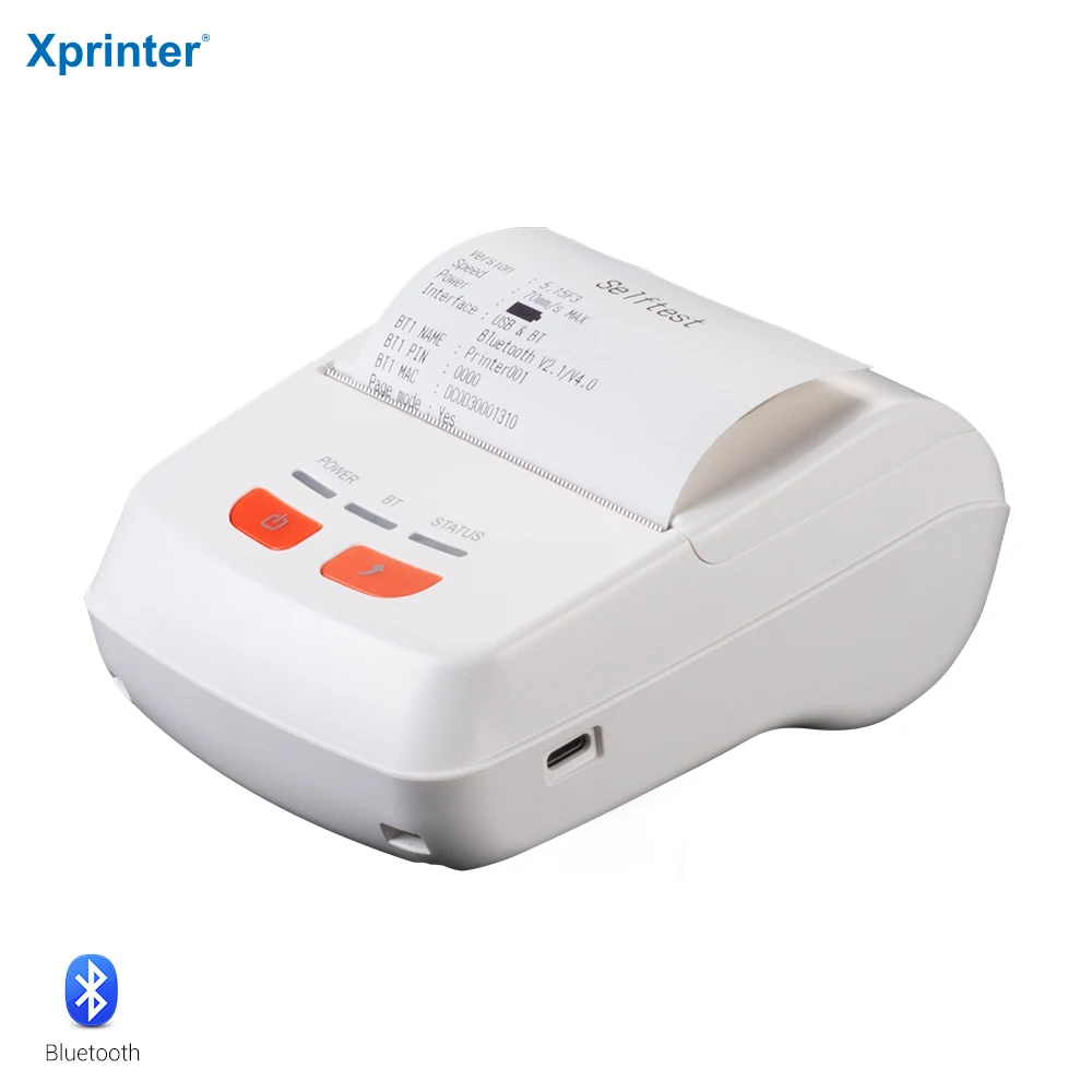 New Arrival  Win dows Android iOS Linux Portable Printer XP-P801A Mini Ticketing Printer