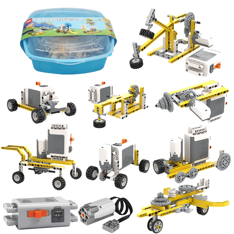 Оптовая продажа 9686D высокотехнологичный робот MOC, технические совместимые ноги oe 2,0, обучающие игрушки для детей, игрушки для программирования