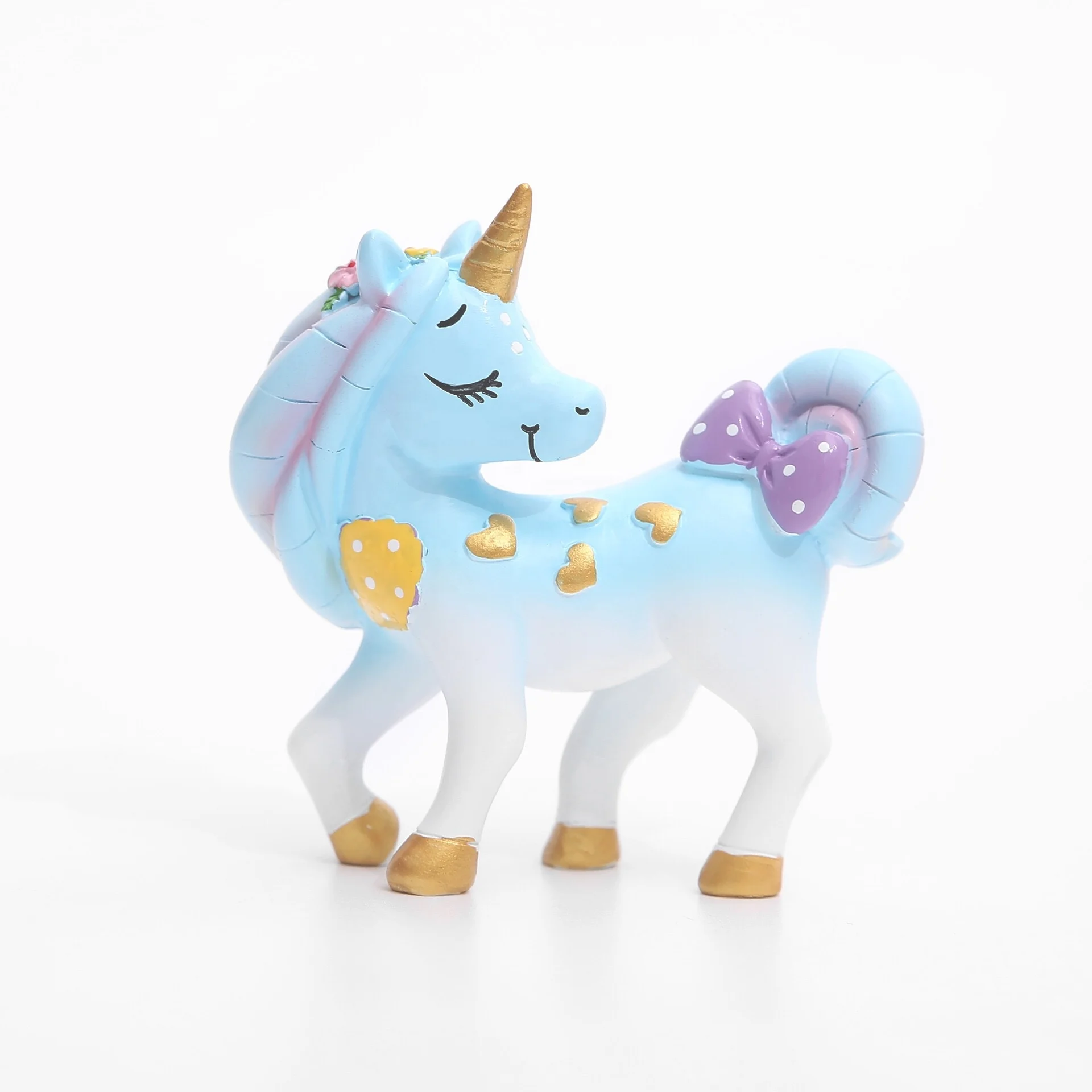 2020 wnicorn Cake Topper Resin Pic For Birthday Party Decoration Unicorn The Little Pony
